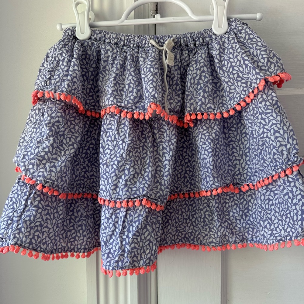 Mini Boden Tiered Skirt, size 6-7